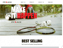 Tablet Screenshot of proacesports.com